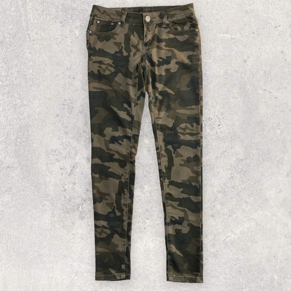 Rox Camouflage Denim Jeans - Juniors 3 - Picture 1 of 8